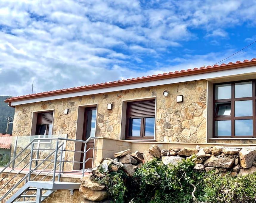 Villa Solpor De Ezaro Dumbría Esterno foto