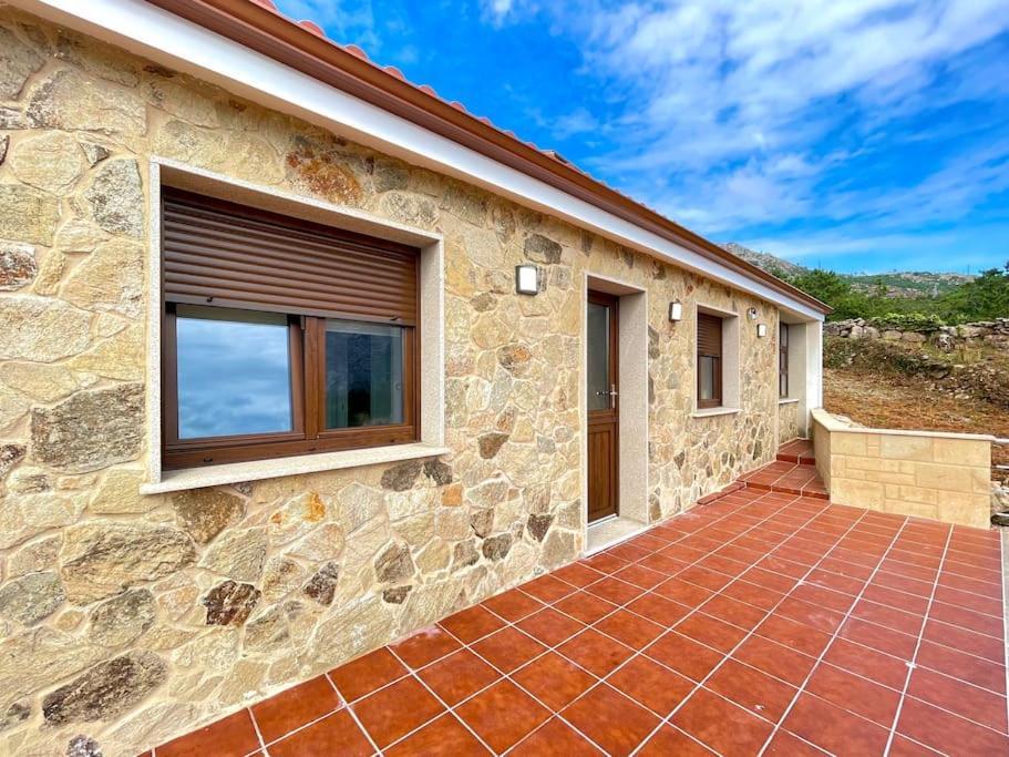 Villa Solpor De Ezaro Dumbría Esterno foto