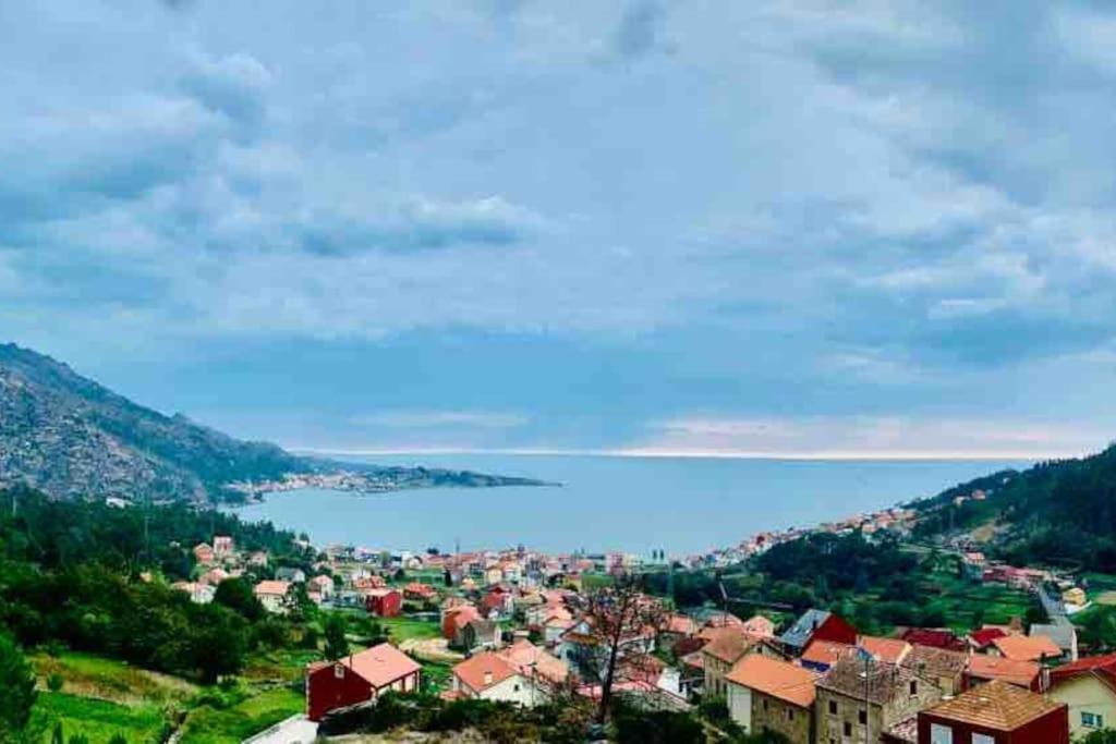 Villa Solpor De Ezaro Dumbría Esterno foto