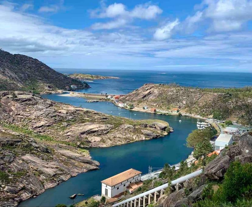 Villa Solpor De Ezaro Dumbría Esterno foto
