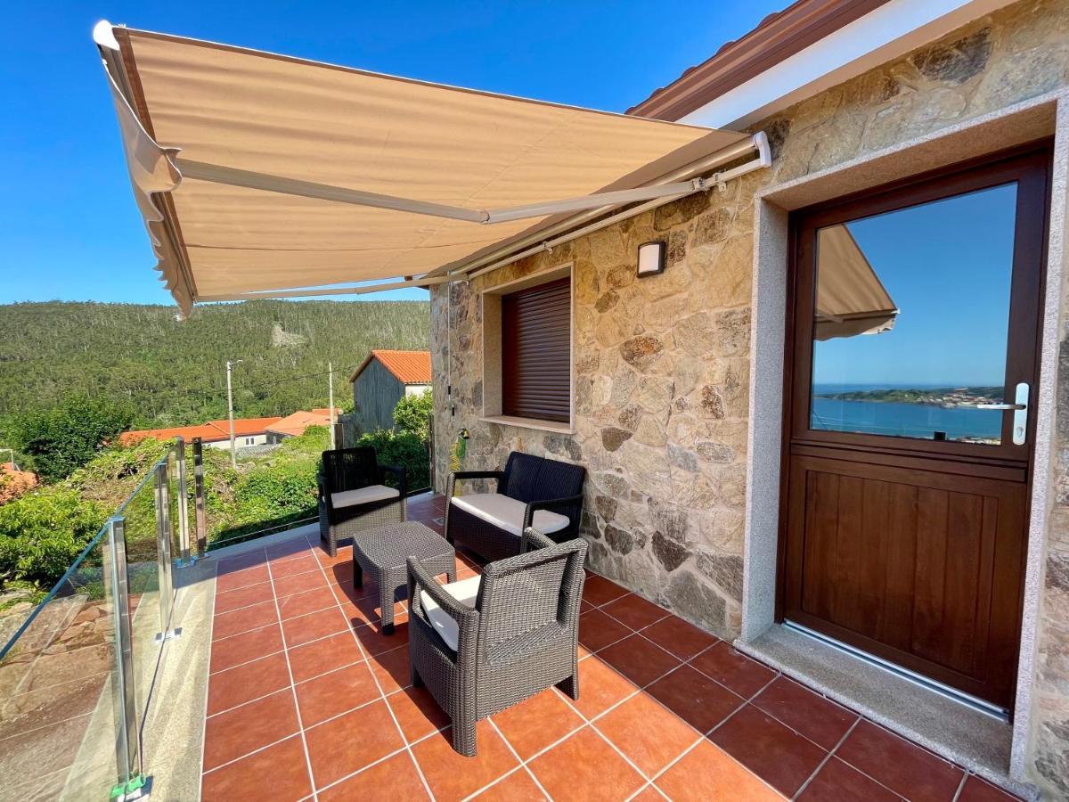 Villa Solpor De Ezaro Dumbría Esterno foto